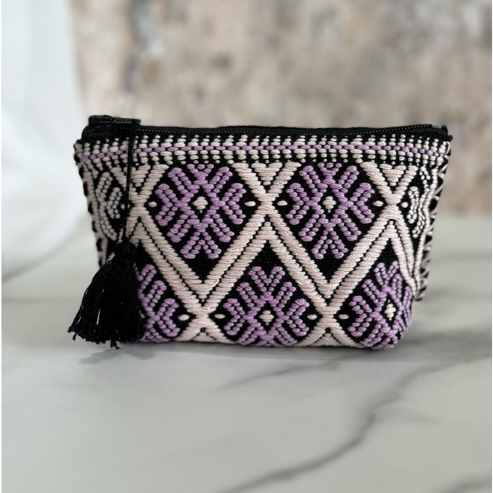 Embroidered Padded Pouch